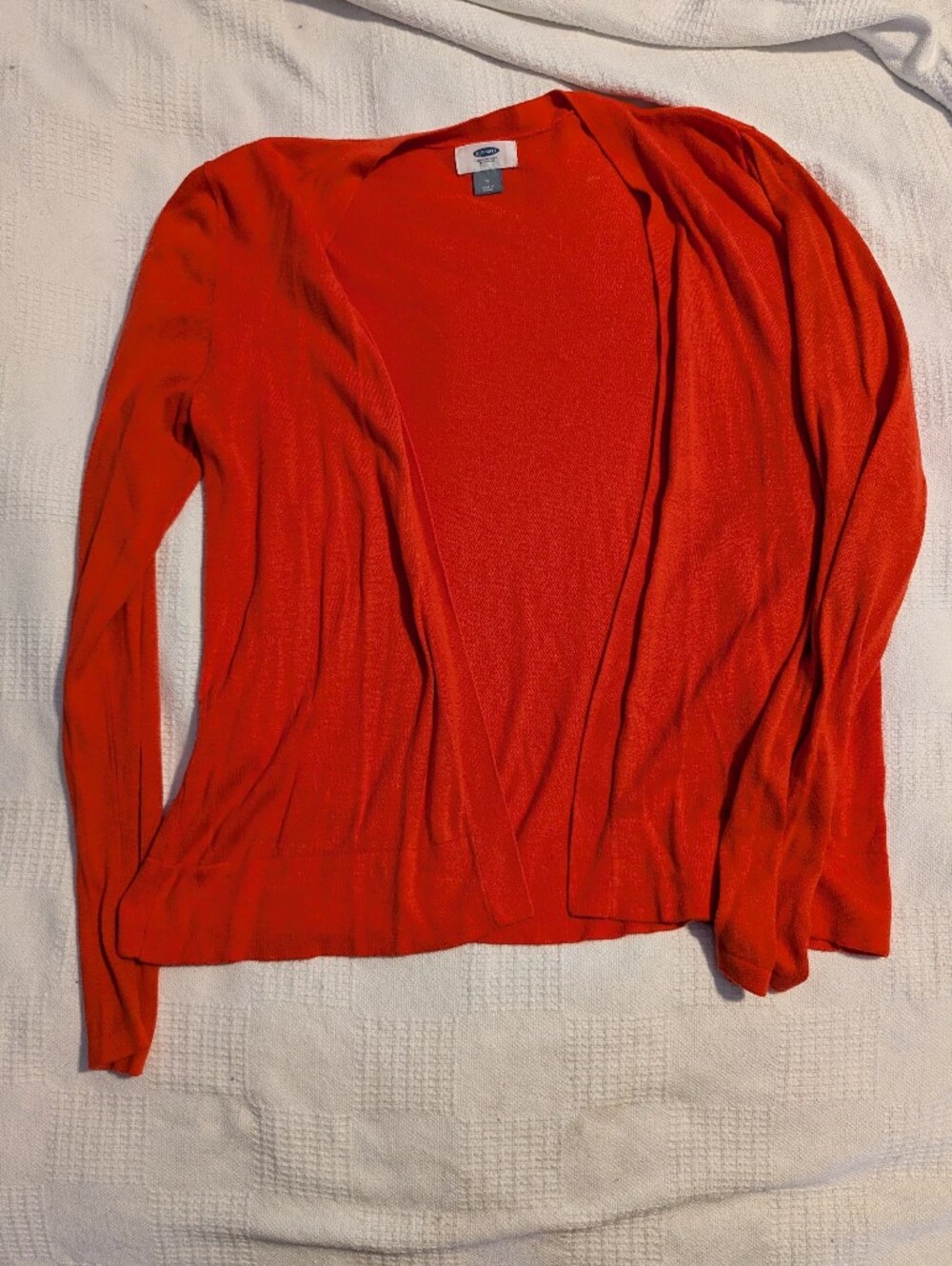 Old Navy Open-Front Red/Orange Women's Cardigan